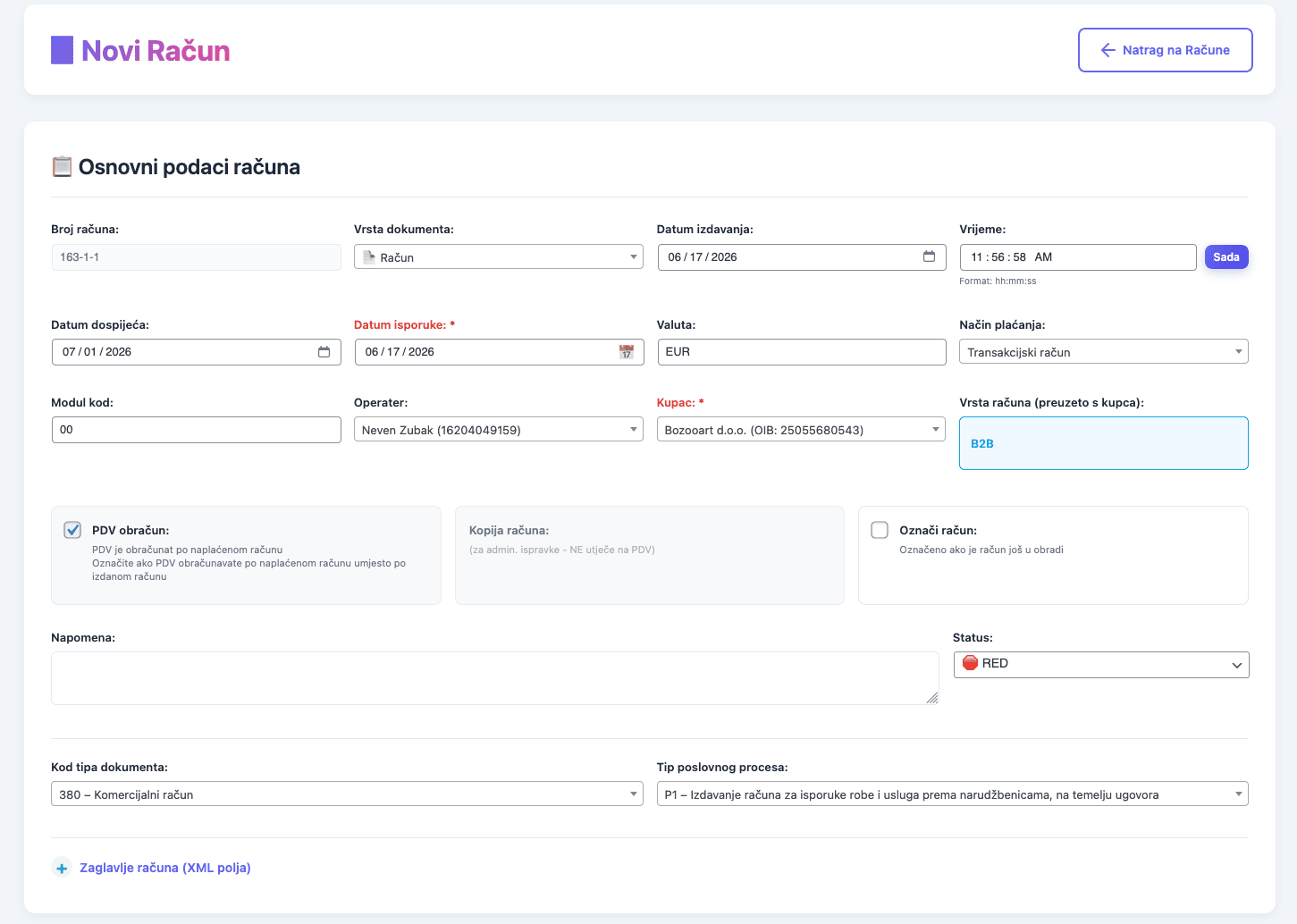 wordpress blagajna